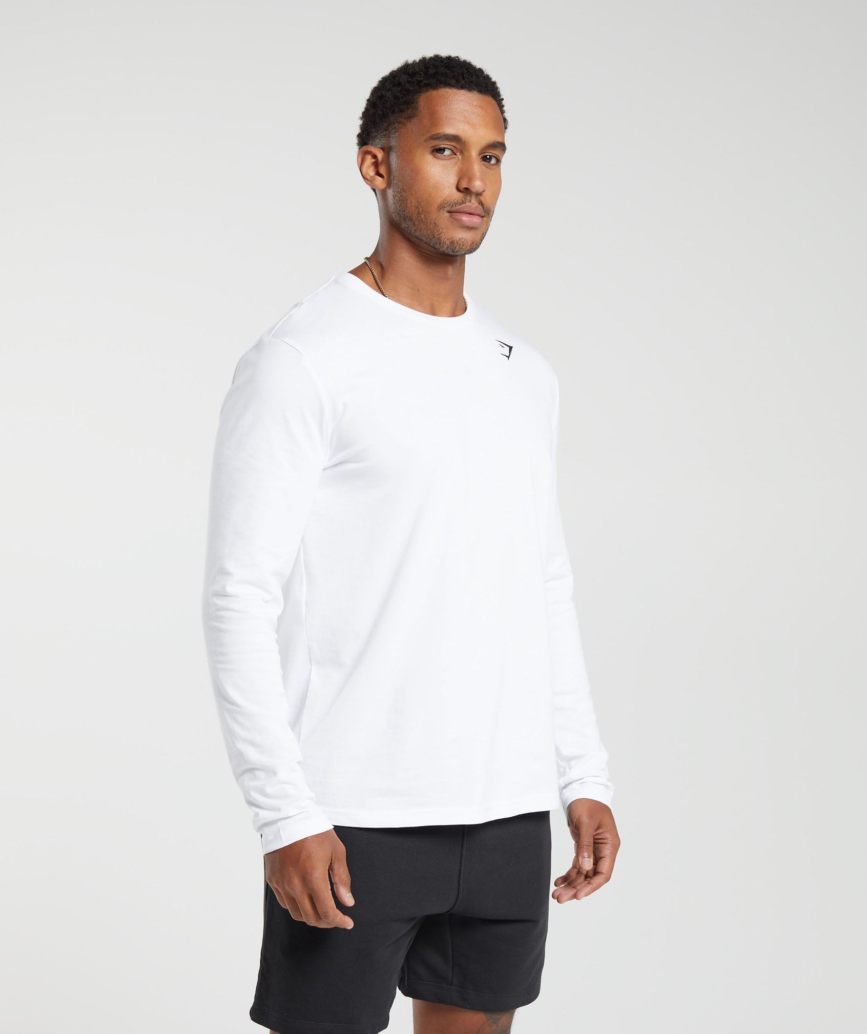 Crest Long Sleeve T-Shirt White
