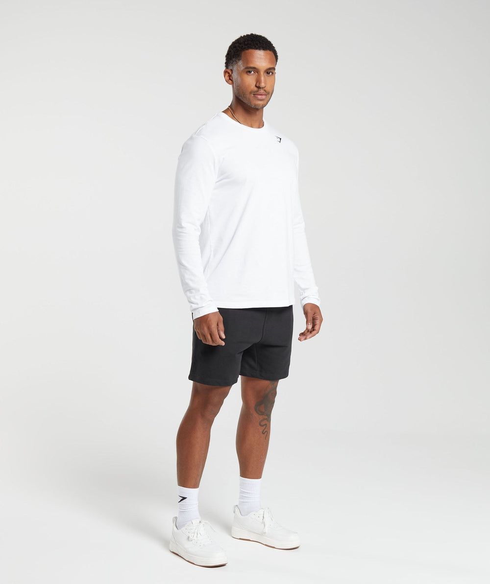 Crest Long Sleeve T-Shirt White