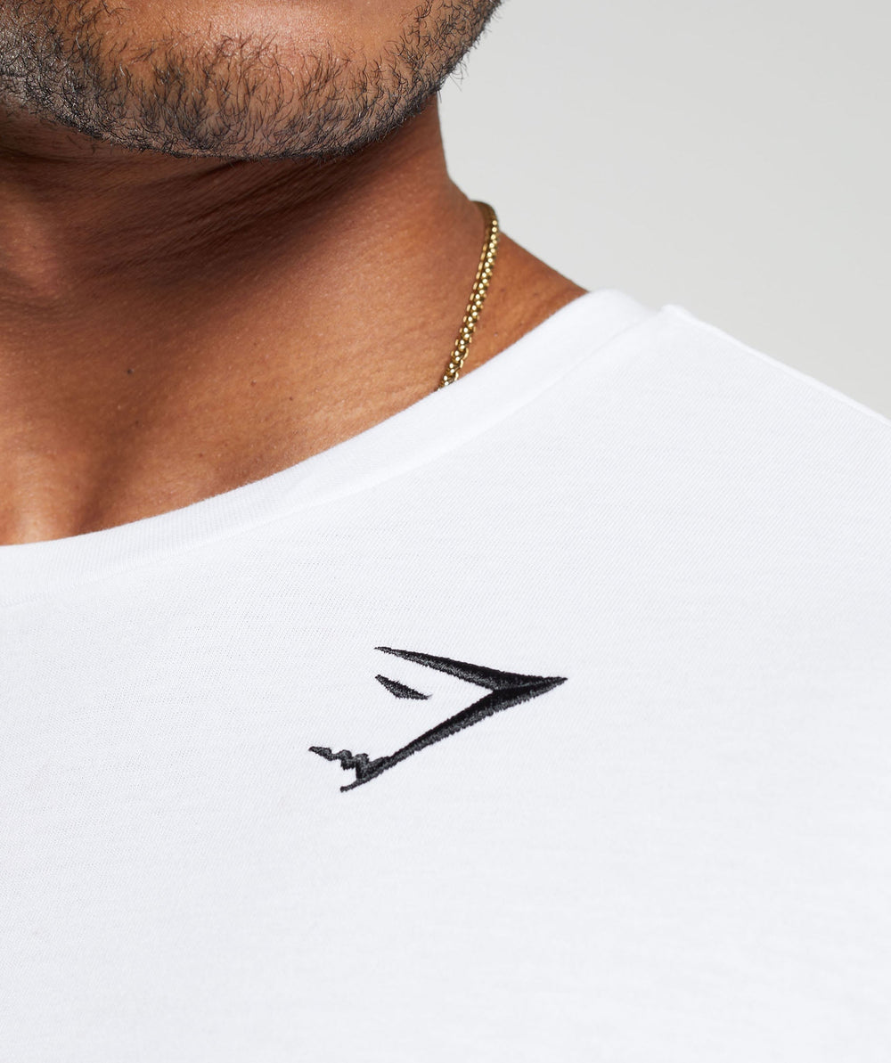 Crest Long Sleeve T-Shirt White