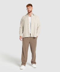 Cord Overshirt Pebble Grey