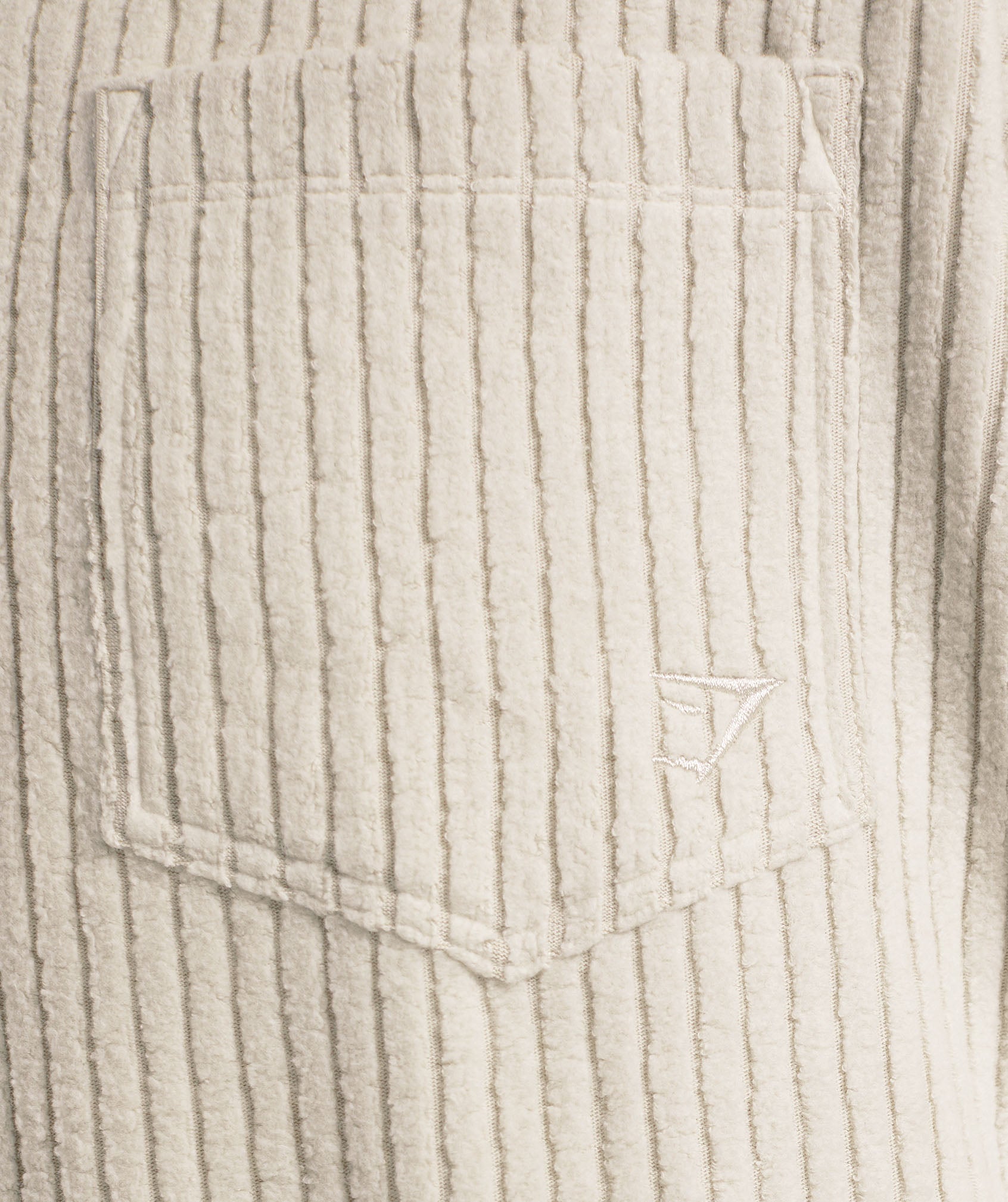 Cord Overshirt Pebble Grey