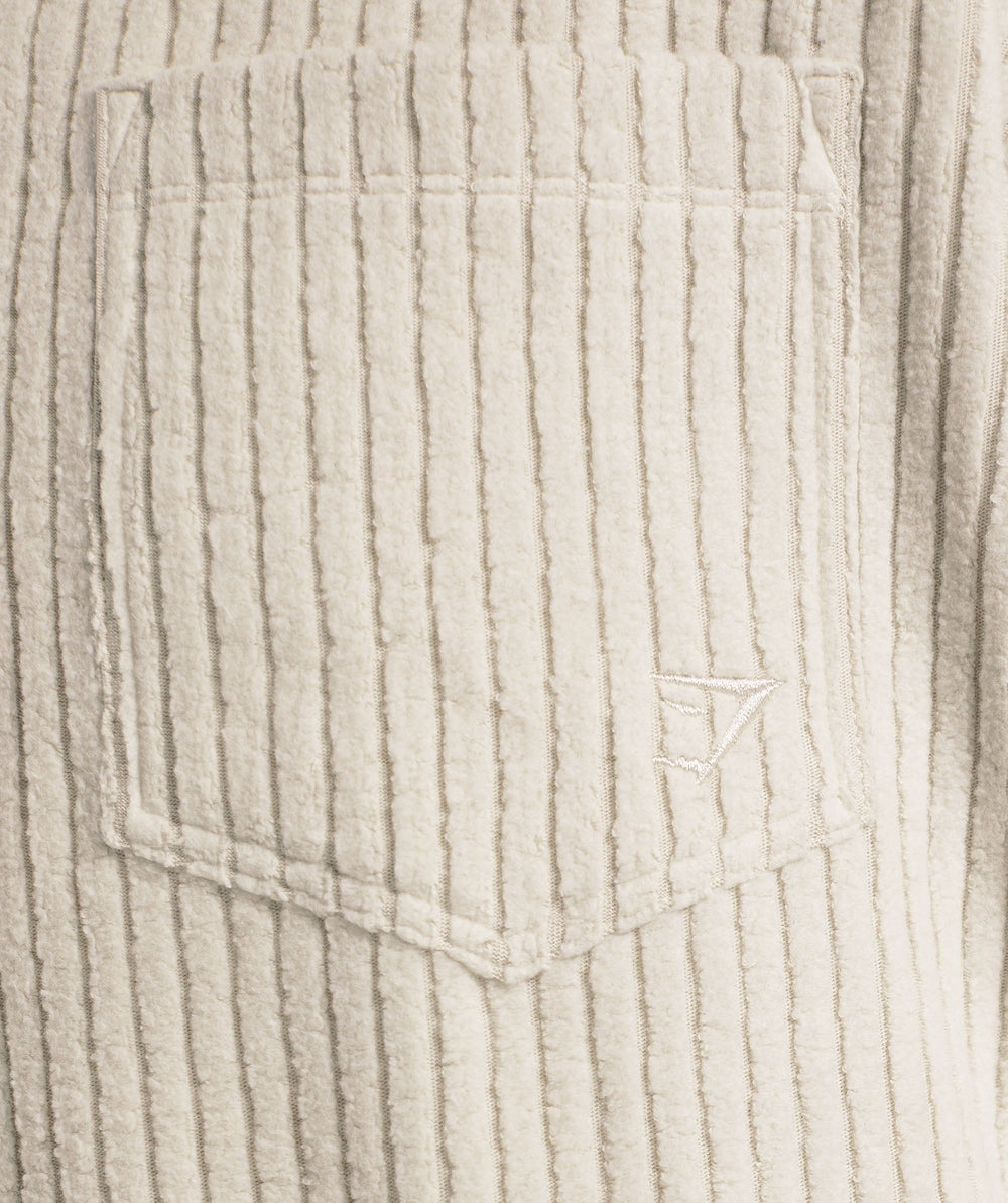 Cord Overshirt Pebble Grey