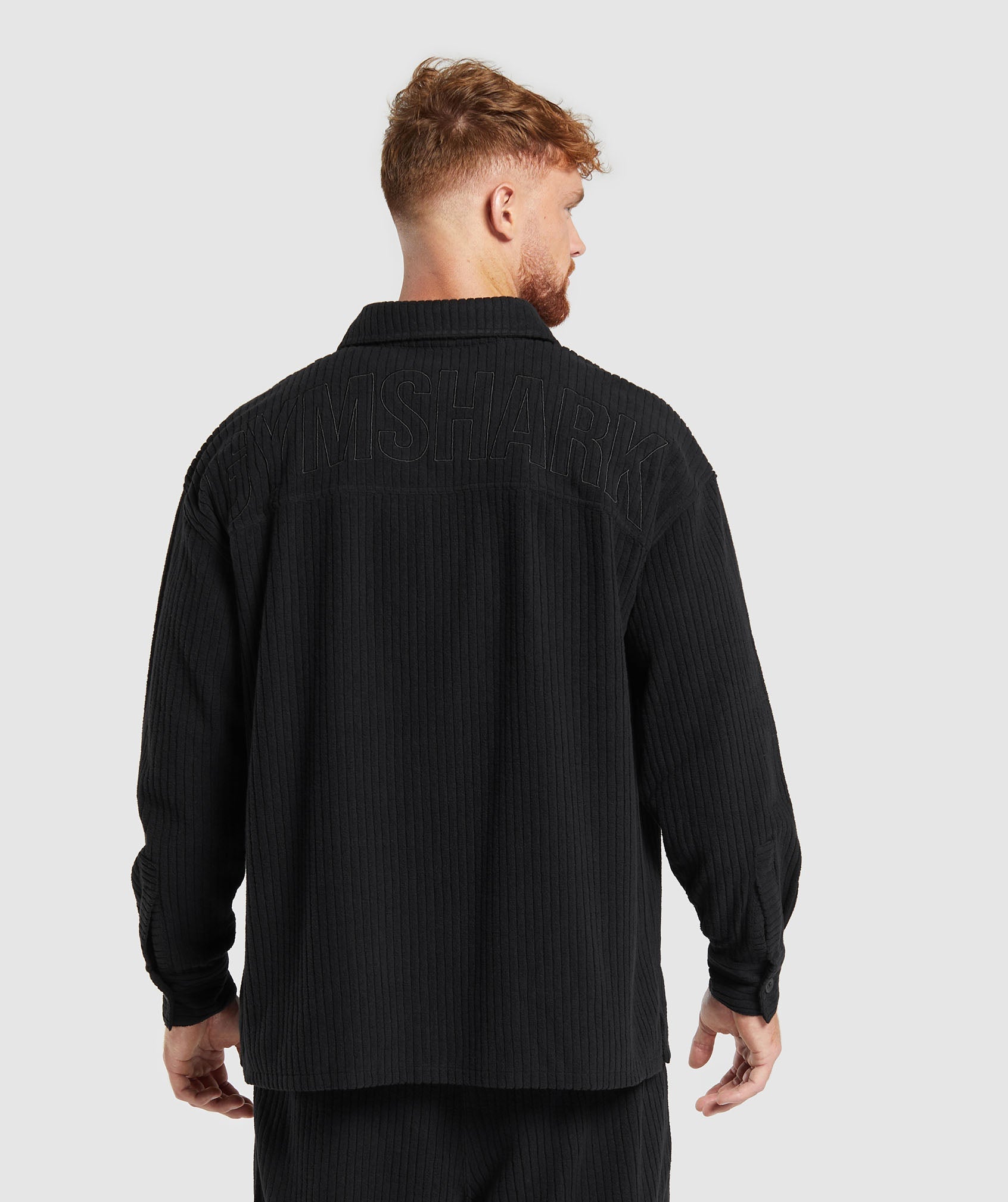 Cord Overshirt Black