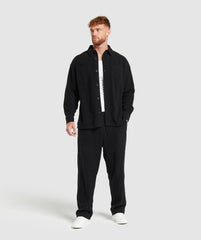 Cord Overshirt Black