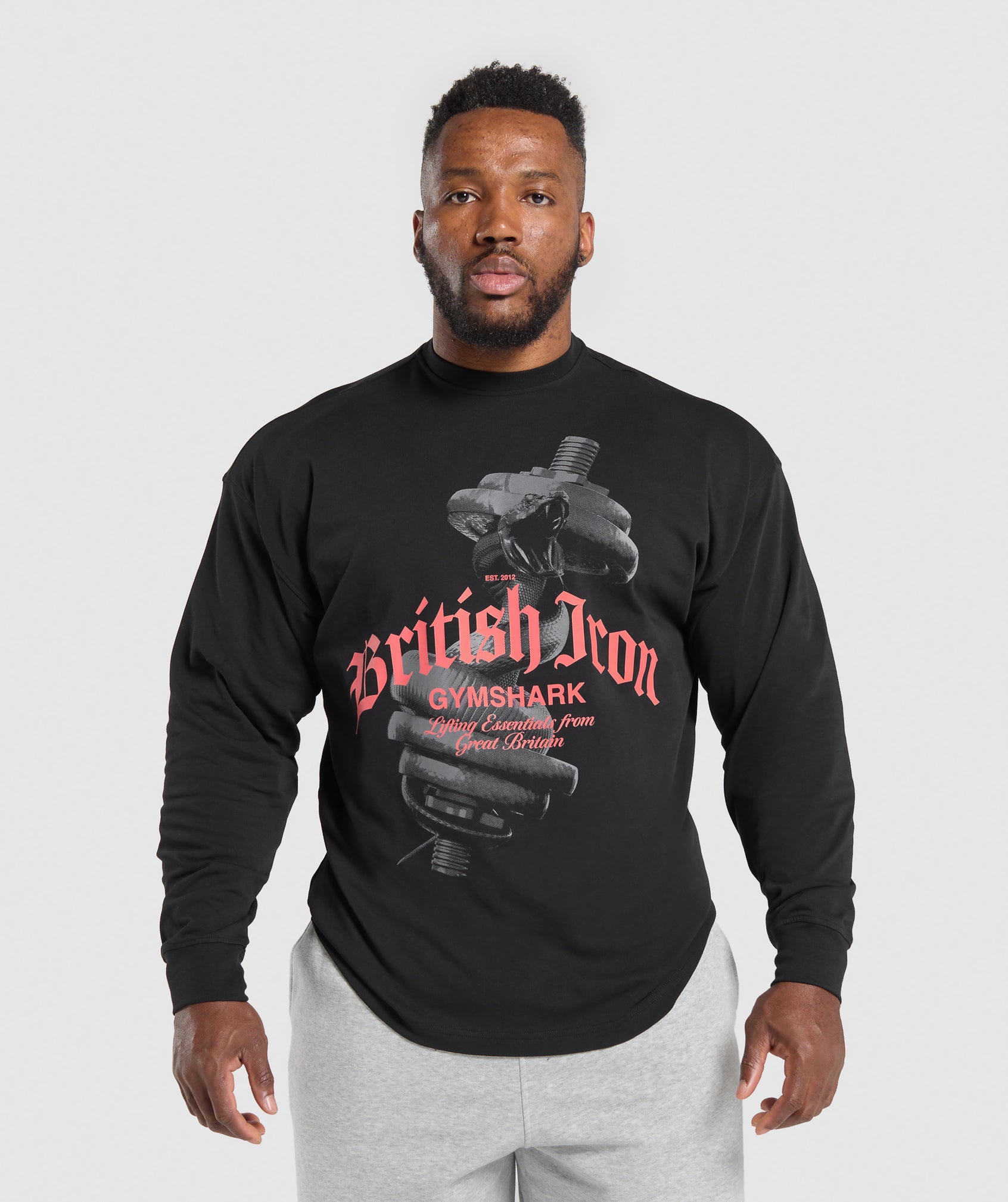British Iron Long Sleeve T-Shirt Black