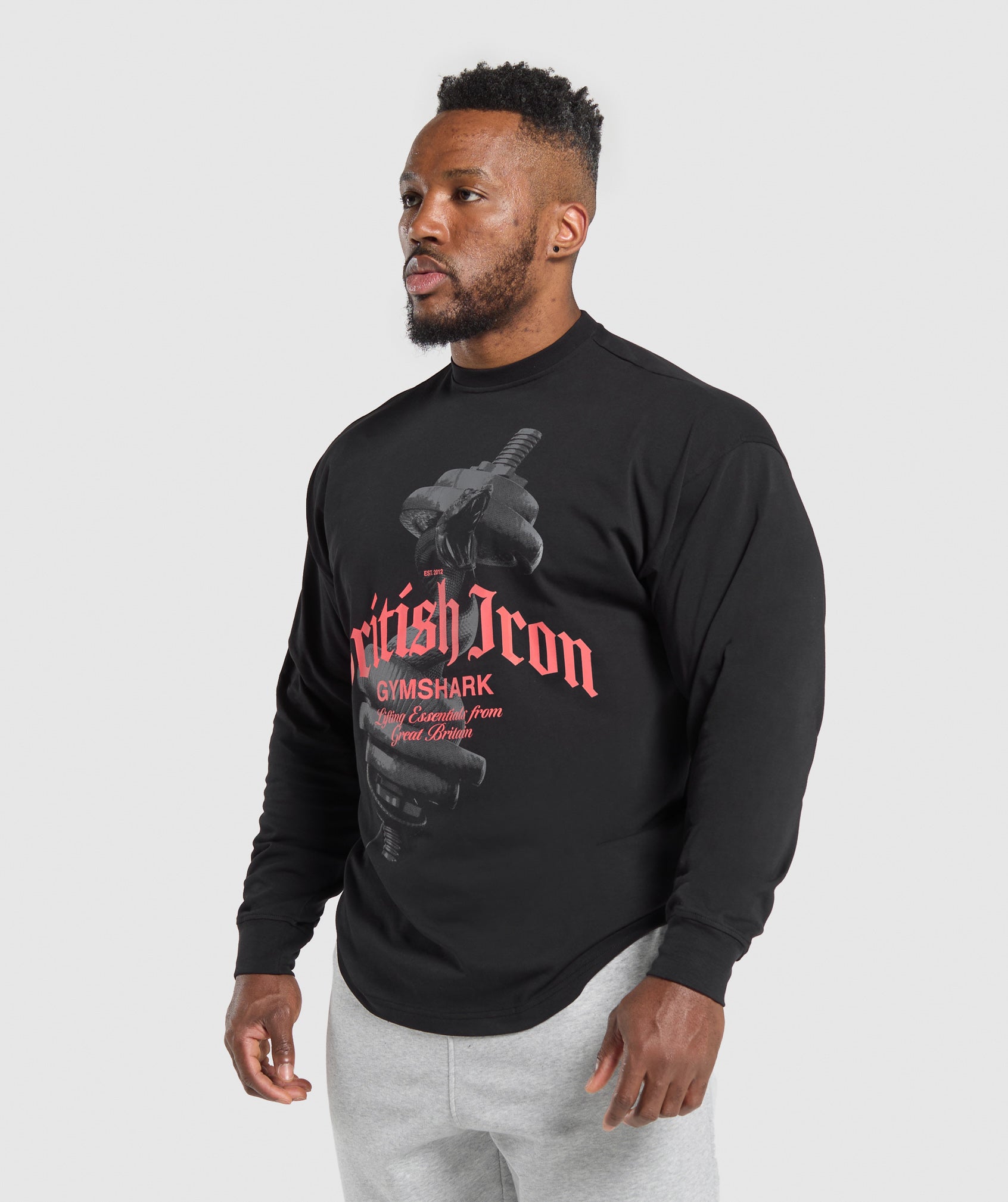 British Iron Long Sleeve T-Shirt Black