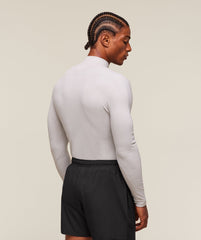 everywear Warp Knit 1/4 Zip Tame Grey