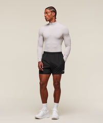 everywear Warp Knit 1/4 Zip Tame Grey