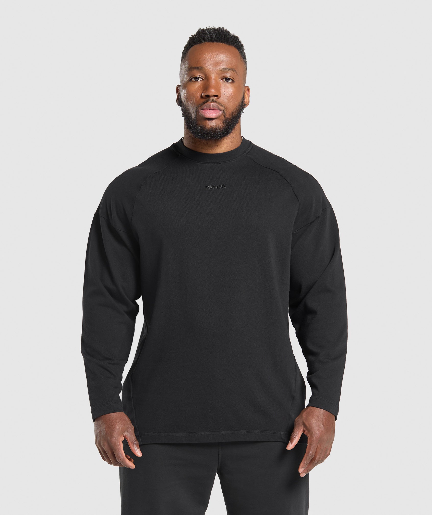 Heavyweight Long Sleeve T-Shirt Black