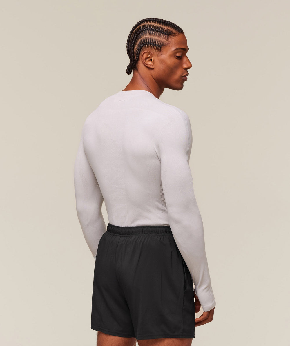 everywear Warp Knit Long Sleeve T-Shirt Tame Grey