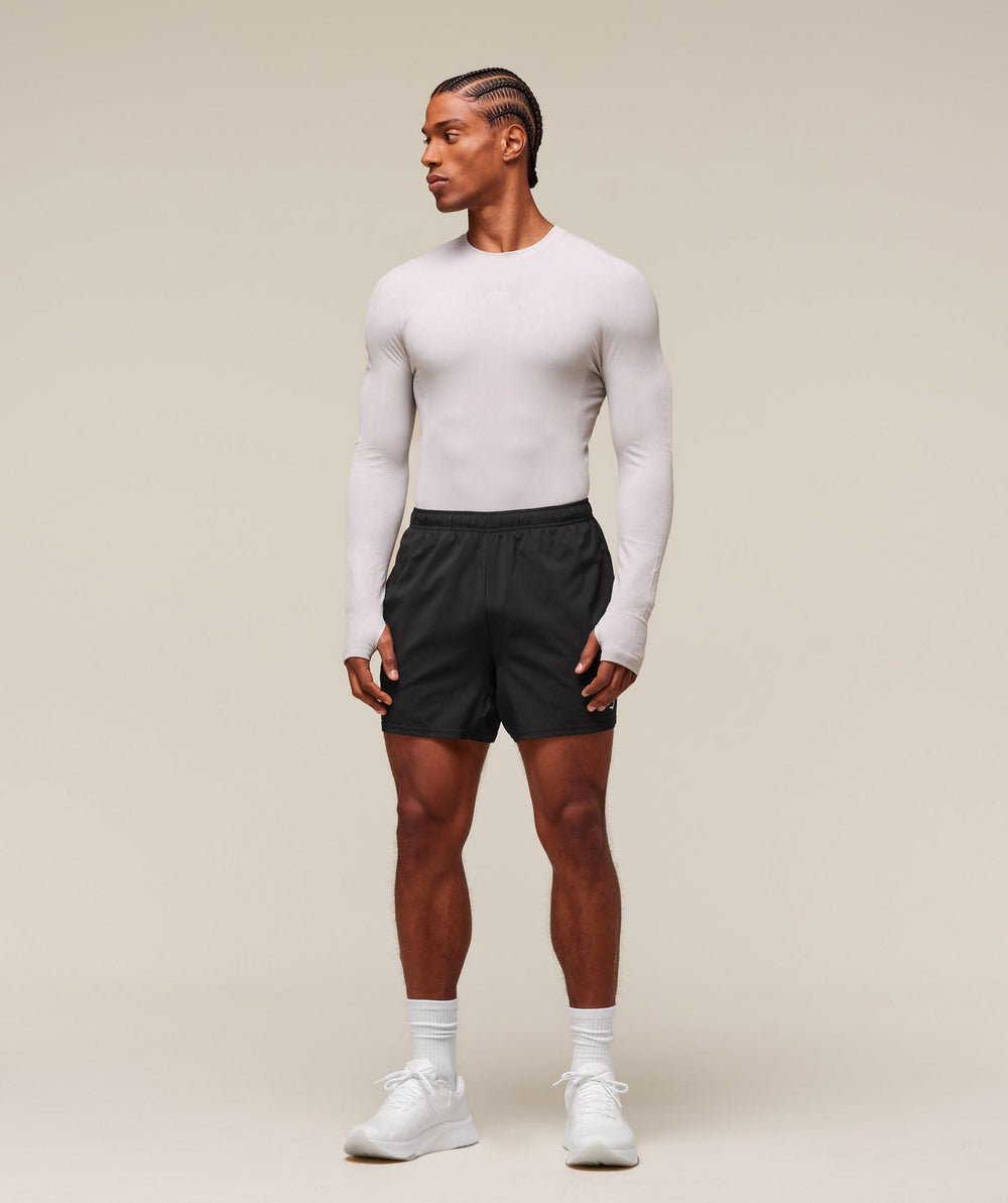 everywear Warp Knit Long Sleeve T-Shirt Tame Grey