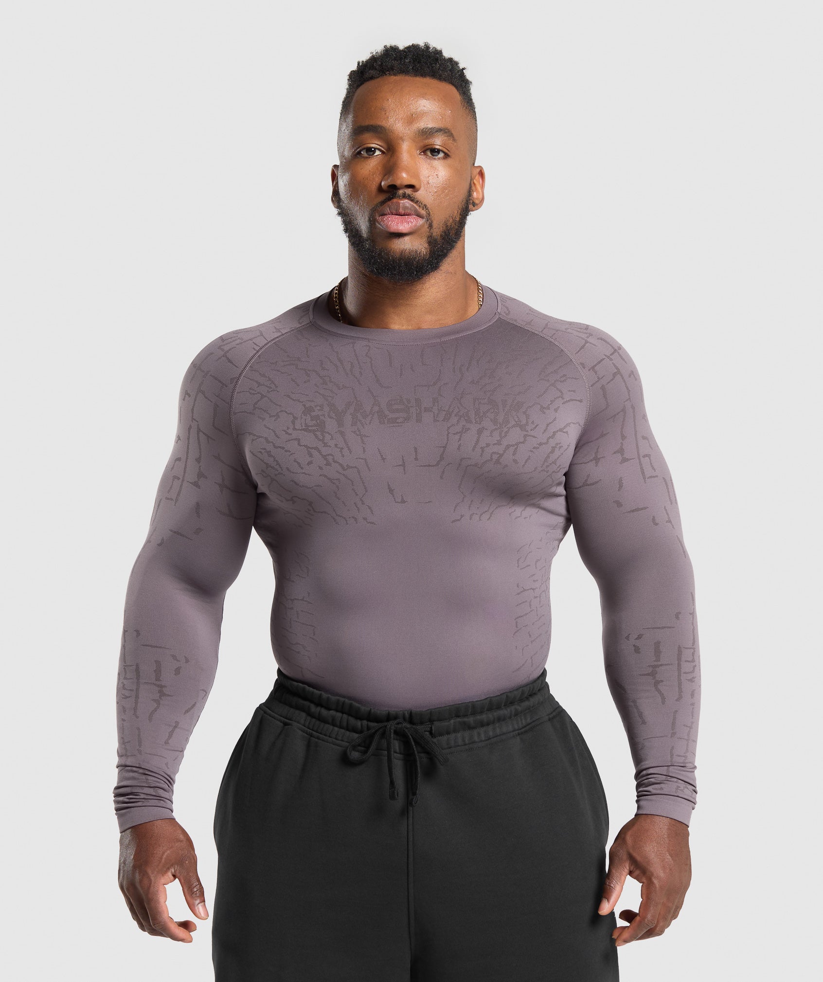 Tectonic Long Sleeve T-Shirt Brushed Purple/Greyed Purple