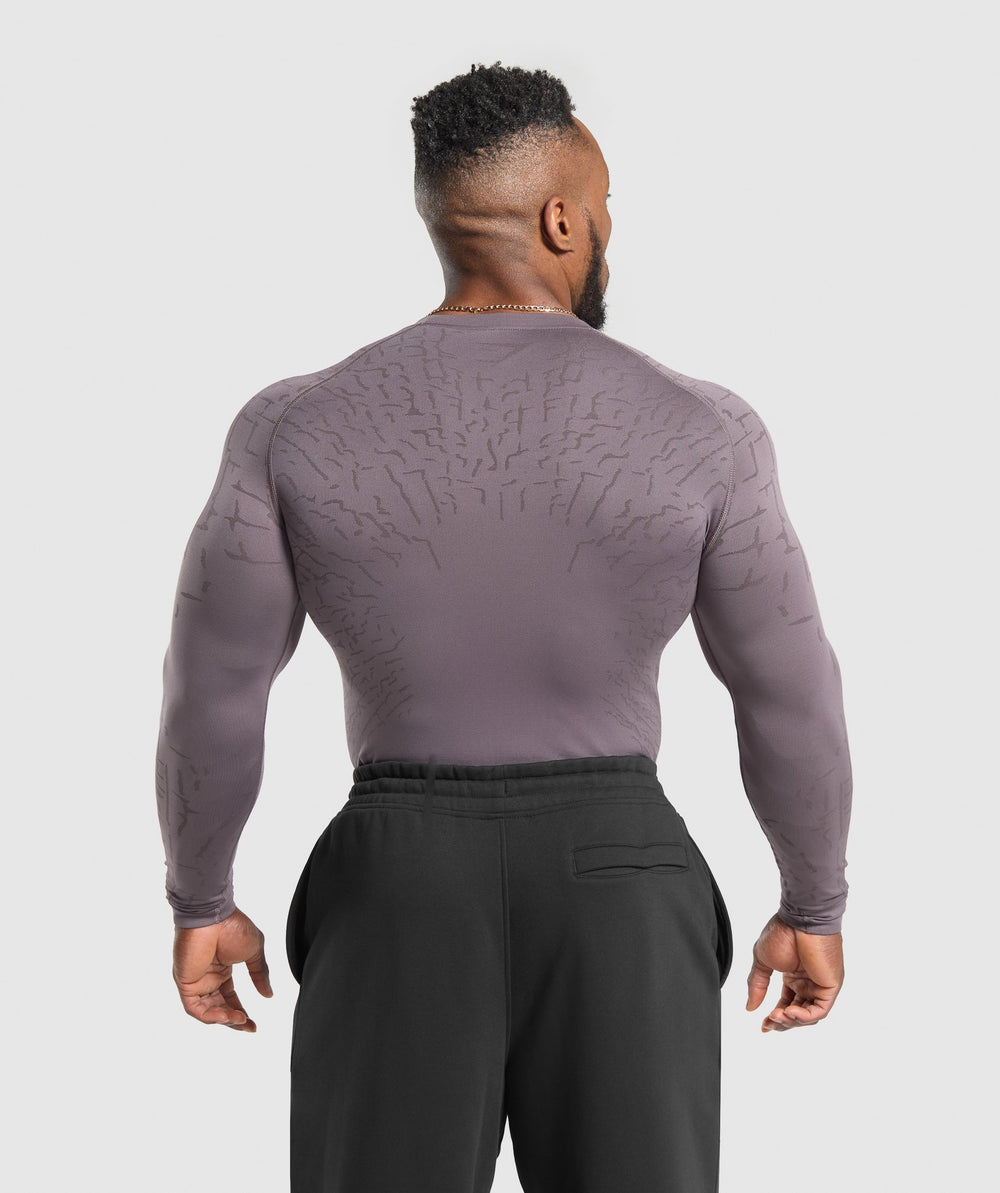 Tectonic Long Sleeve T-Shirt Brushed Purple/Greyed Purple
