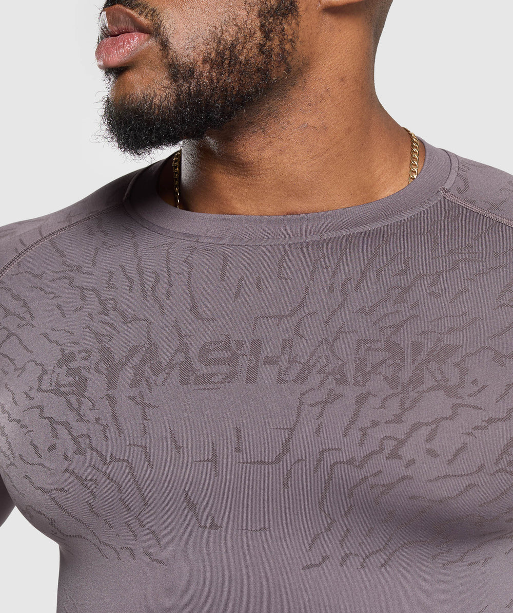 Tectonic Long Sleeve T-Shirt Brushed Purple/Greyed Purple