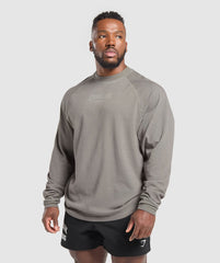 Heavyweight Long Sleeve T-Shirt Metal Grey/Asphalt Grey Wash