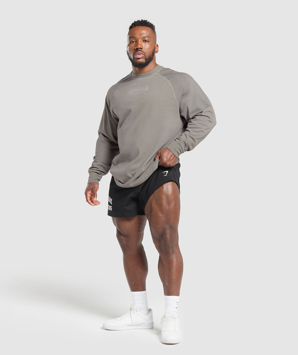 Heavyweight Long Sleeve T-Shirt Metal Grey/Asphalt Grey Wash