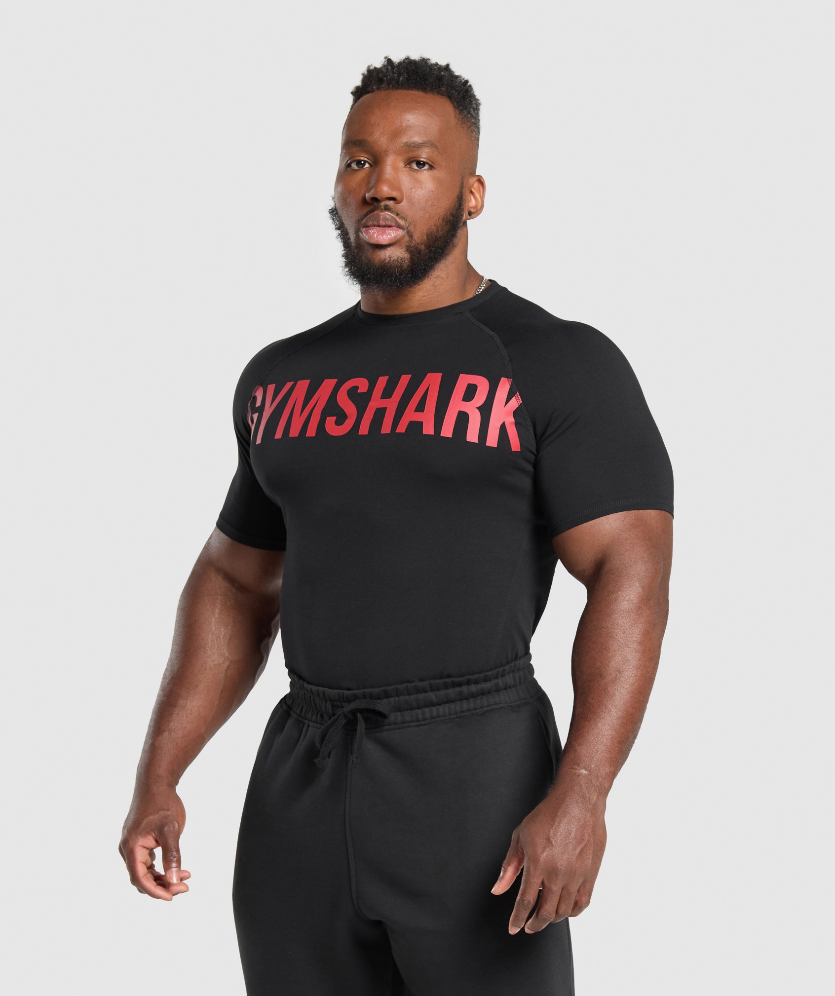 Prime T-Shirt Black/Vivid Red