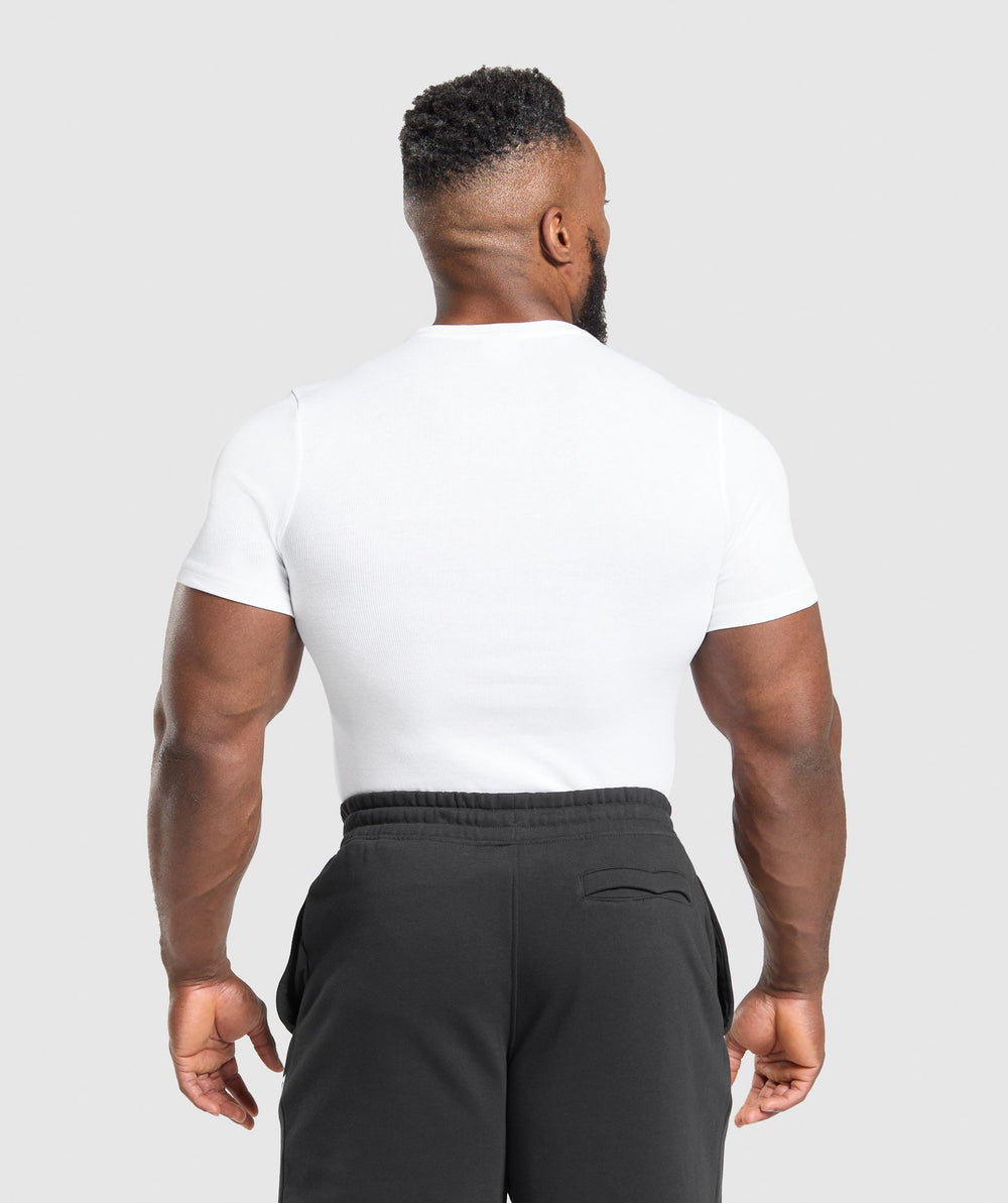 Ribbed T-Shirt White