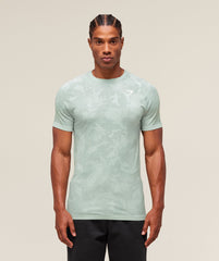 Geo Seamless T-Shirt Morning Blue/Celeste Blue