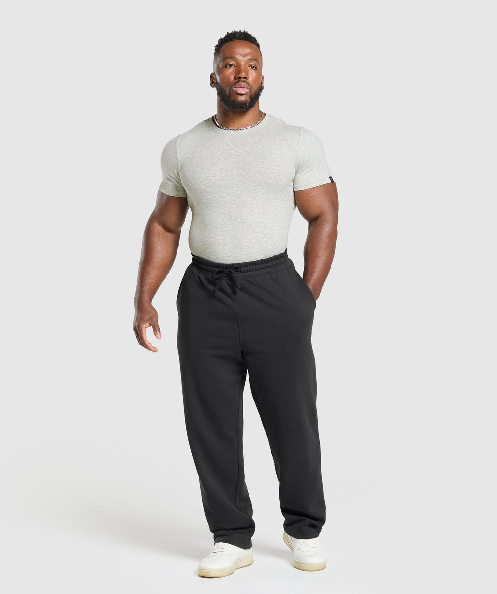 Ribbed T-Shirt Stone Grey Marl