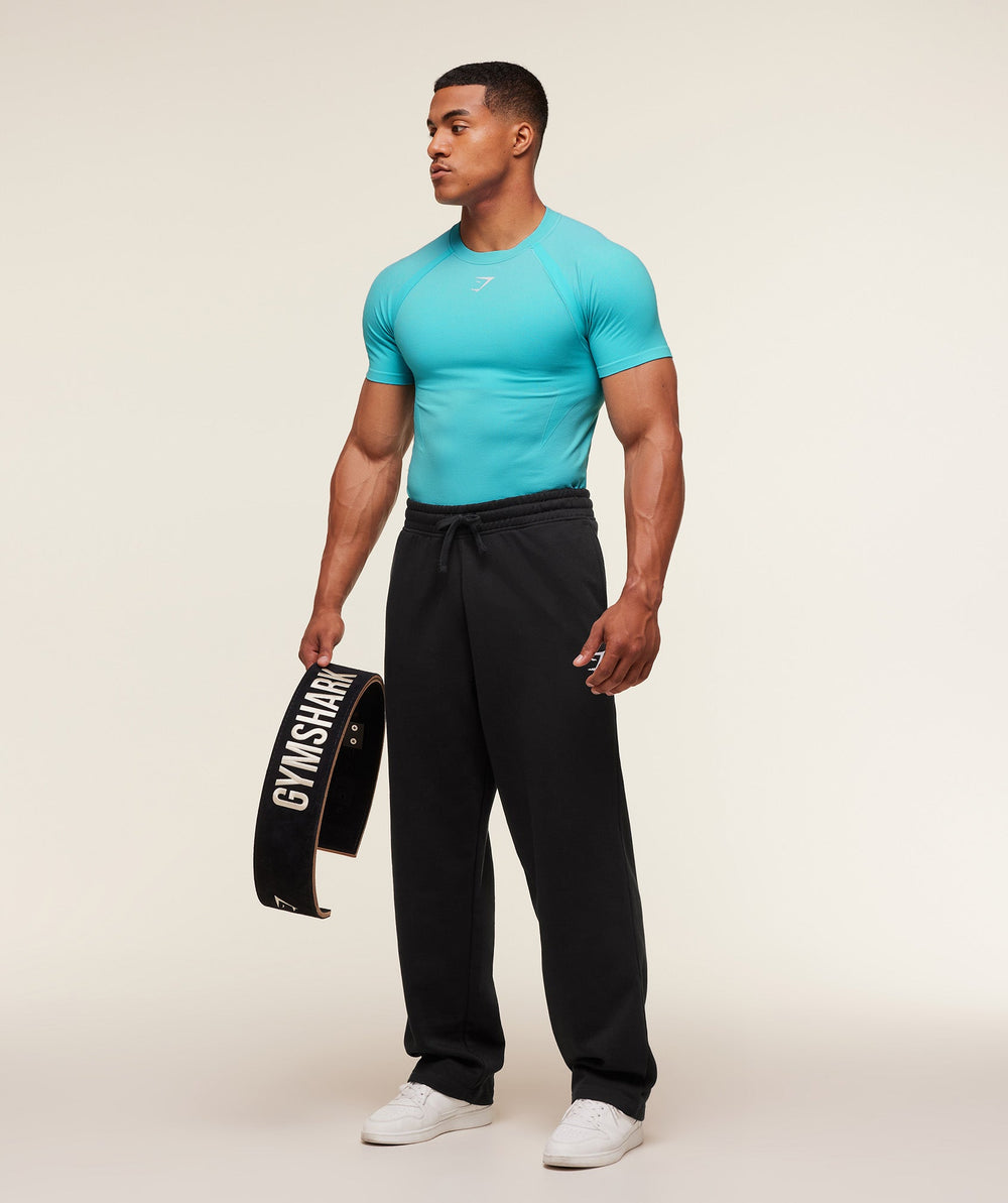 Shadow Seamless T Shirt Brand Blue