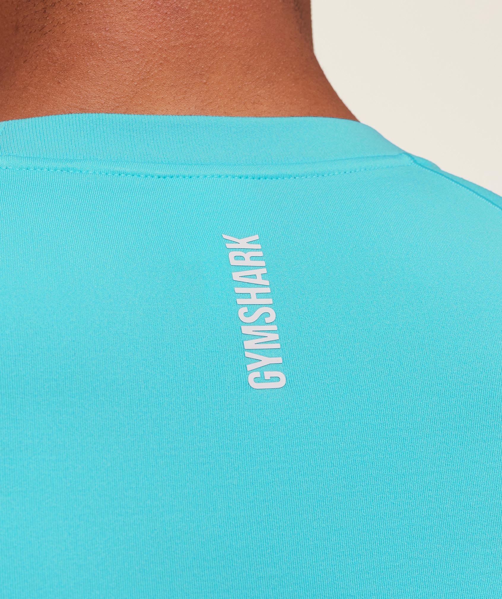 Shadow Seamless T Shirt Brand Blue