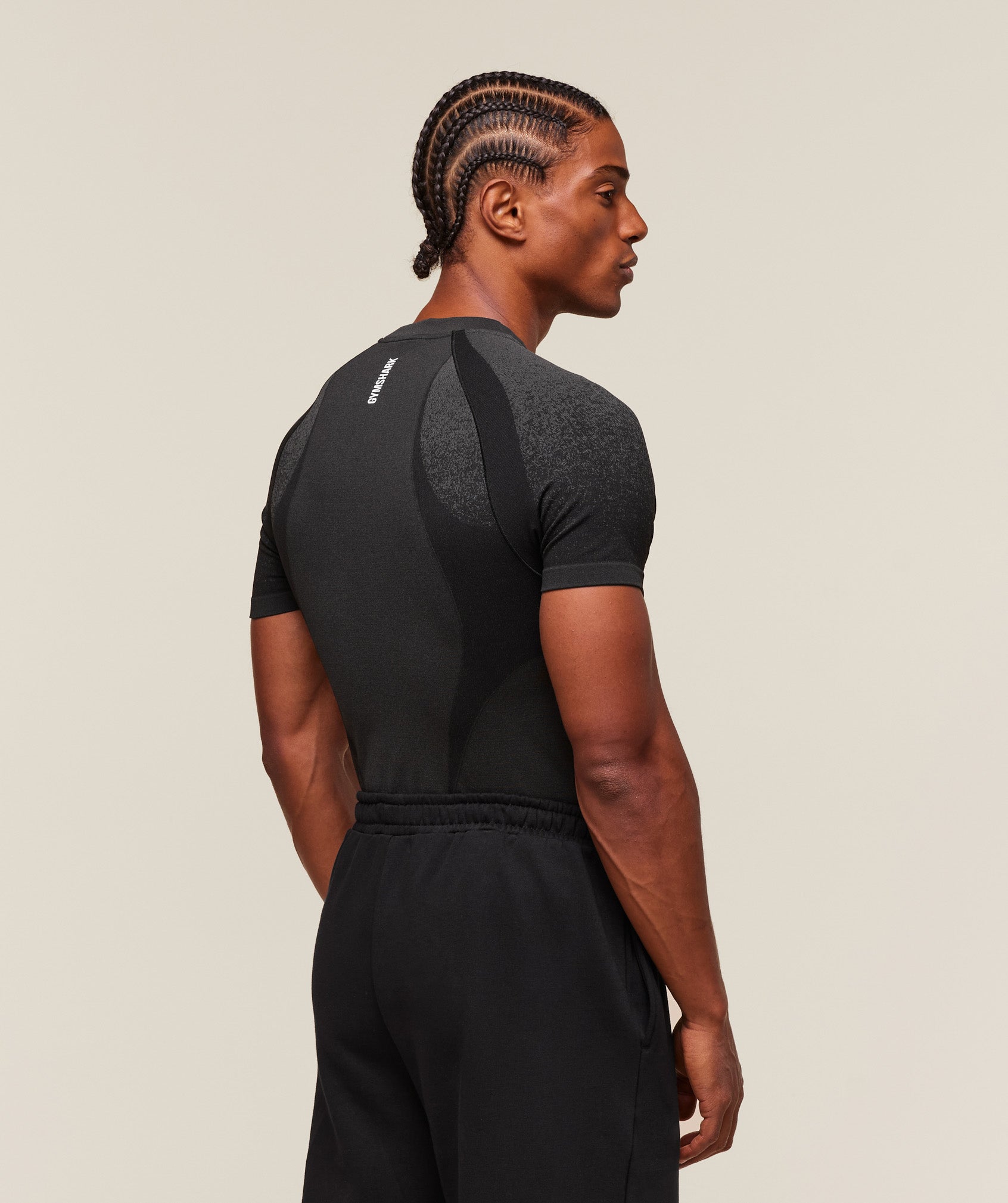 Shadow Seamless T Shirt Black