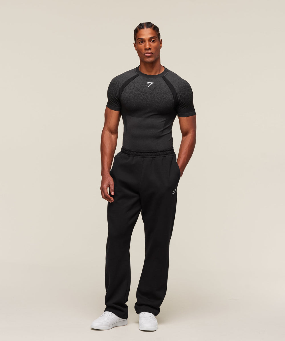 Shadow Seamless T Shirt Black