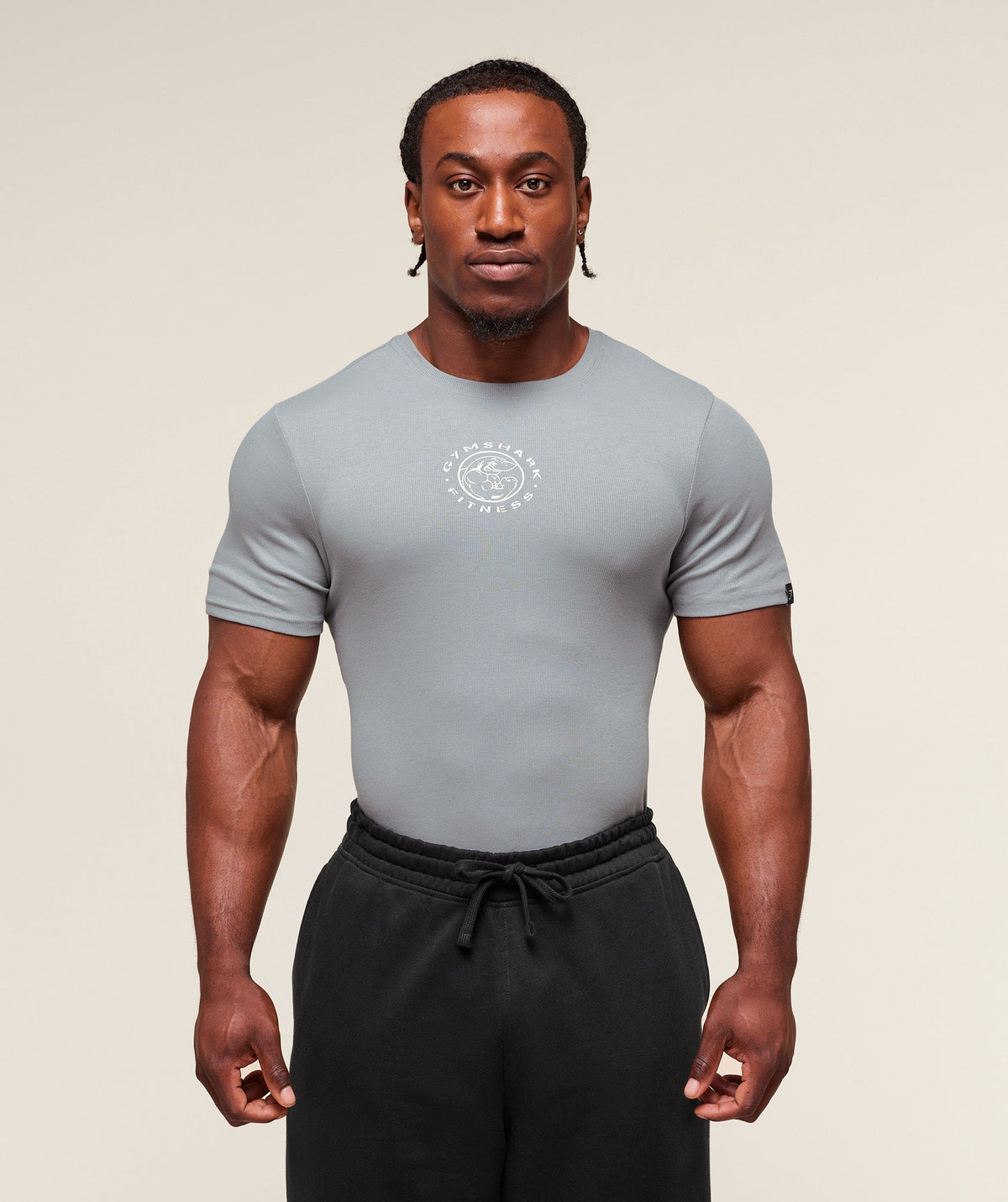 Legacy Ribbed T-Shirt Denim Grey