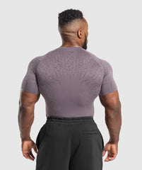Tectonic Seamless T Shirt Brushed Purple/Greyed Purple