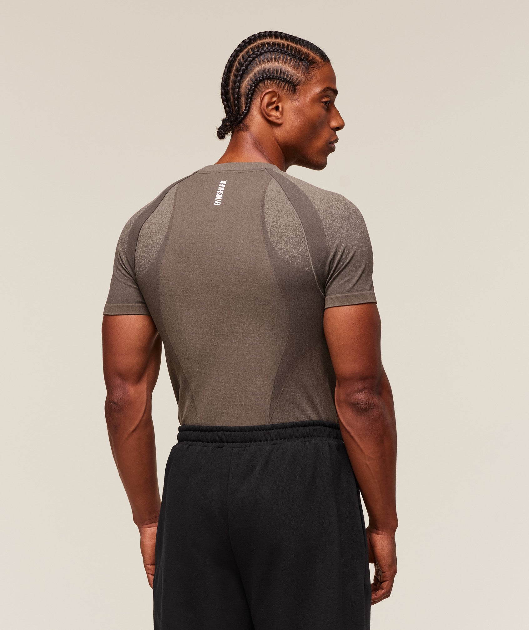Shadow Seamless T Shirt Camo Brown