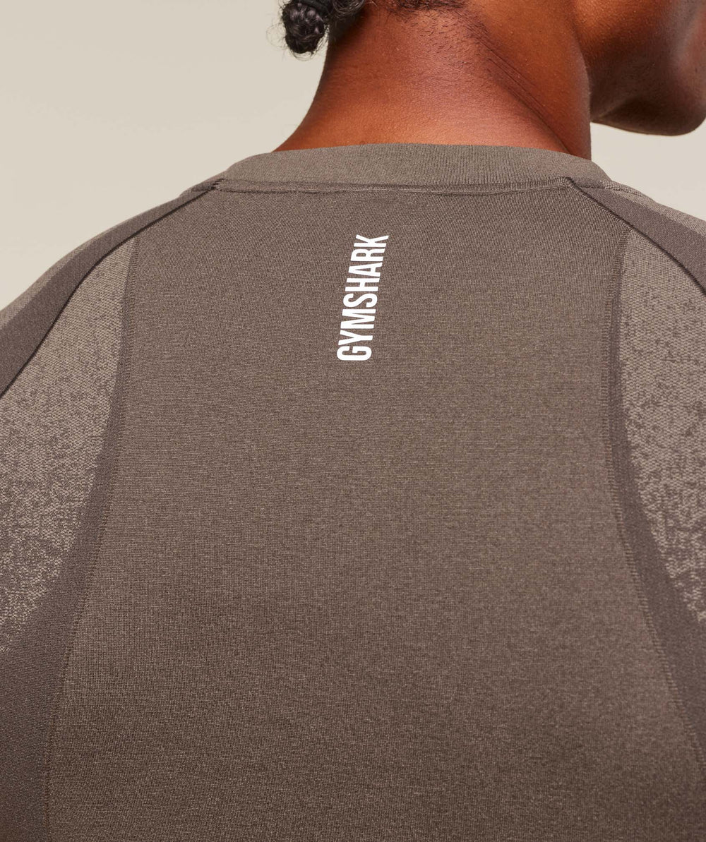 Shadow Seamless T Shirt Camo Brown