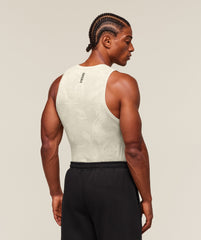 Geo Seamless Tank Pebble Grey/Cement Brown