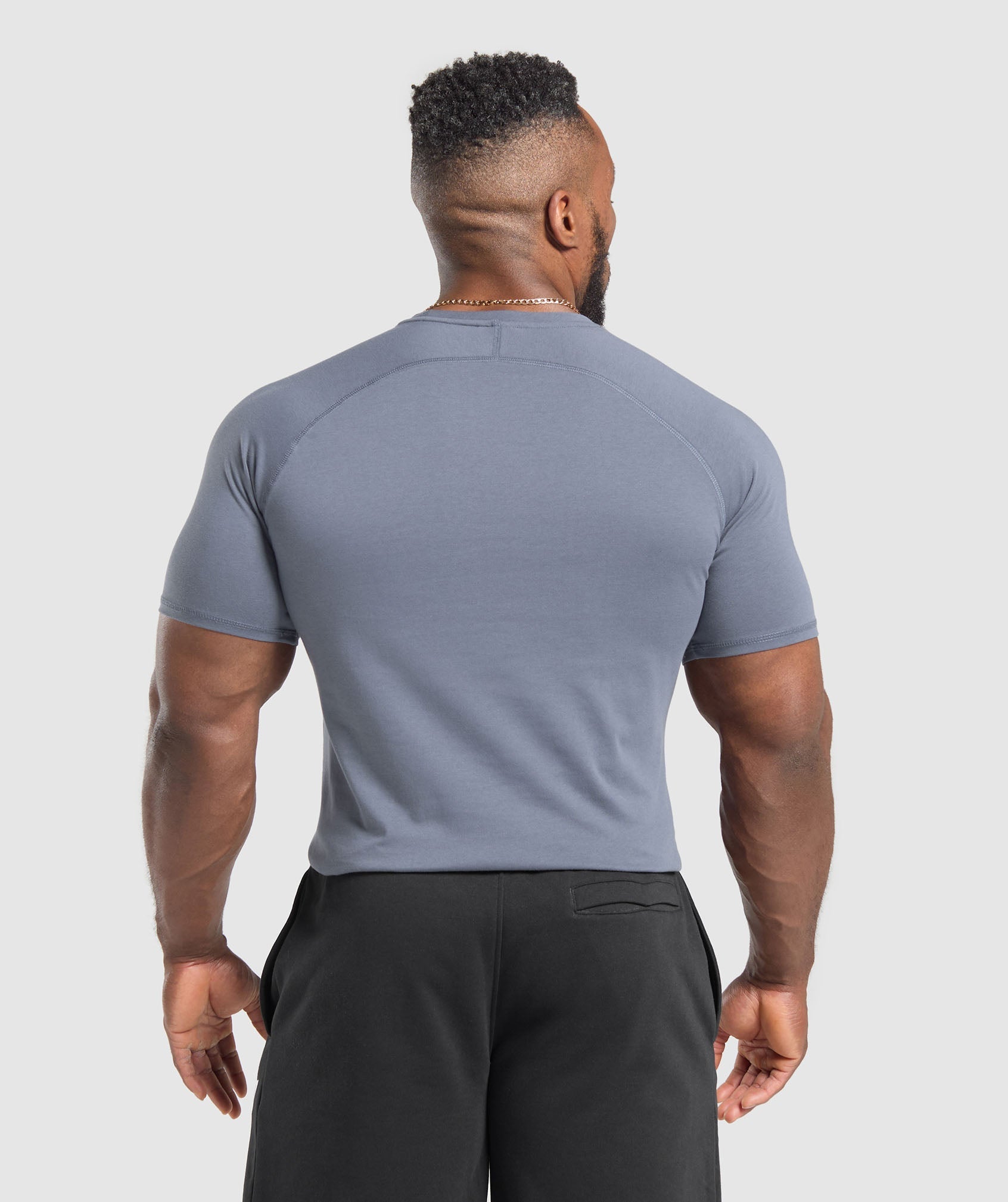 Impact T-Shirt Iron Blue