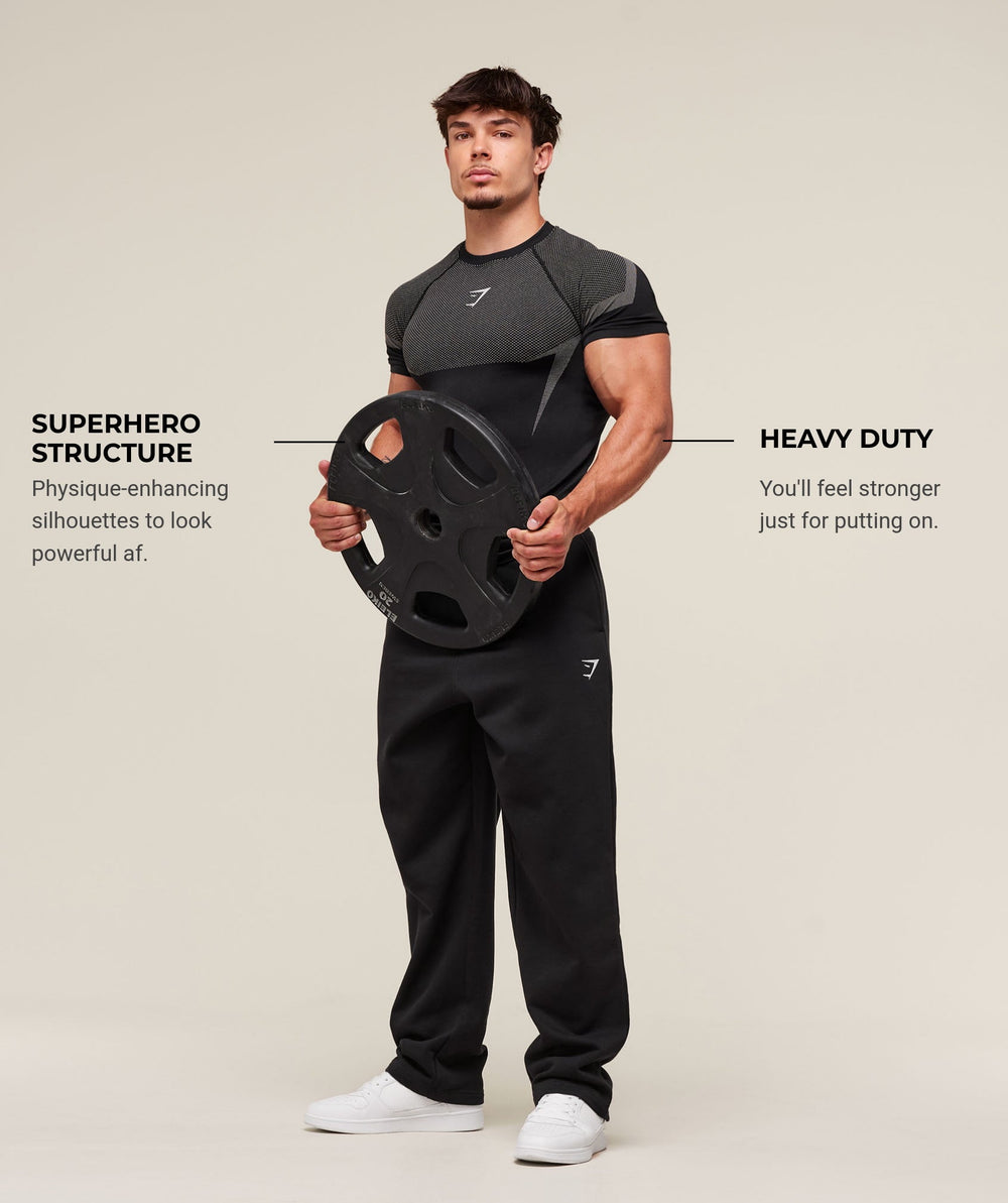 Onyx 5.0 Seamless T-Shirt Black/Light Grey