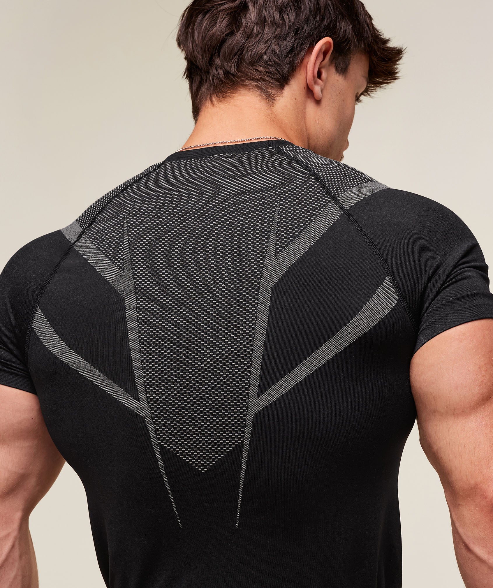Onyx 5.0 Seamless T-Shirt Black/Light Grey