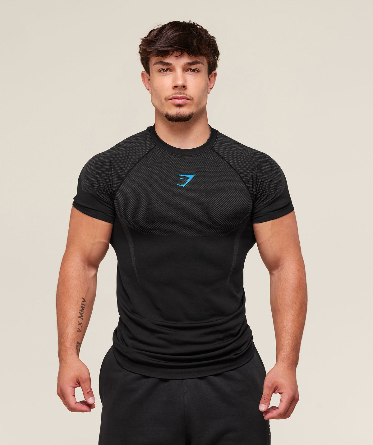 Onyx 5.0 Seamless T-Shirt Black/Onyx Grey