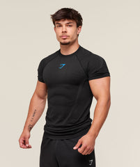 Onyx 5.0 Seamless T-Shirt Black/Onyx Grey