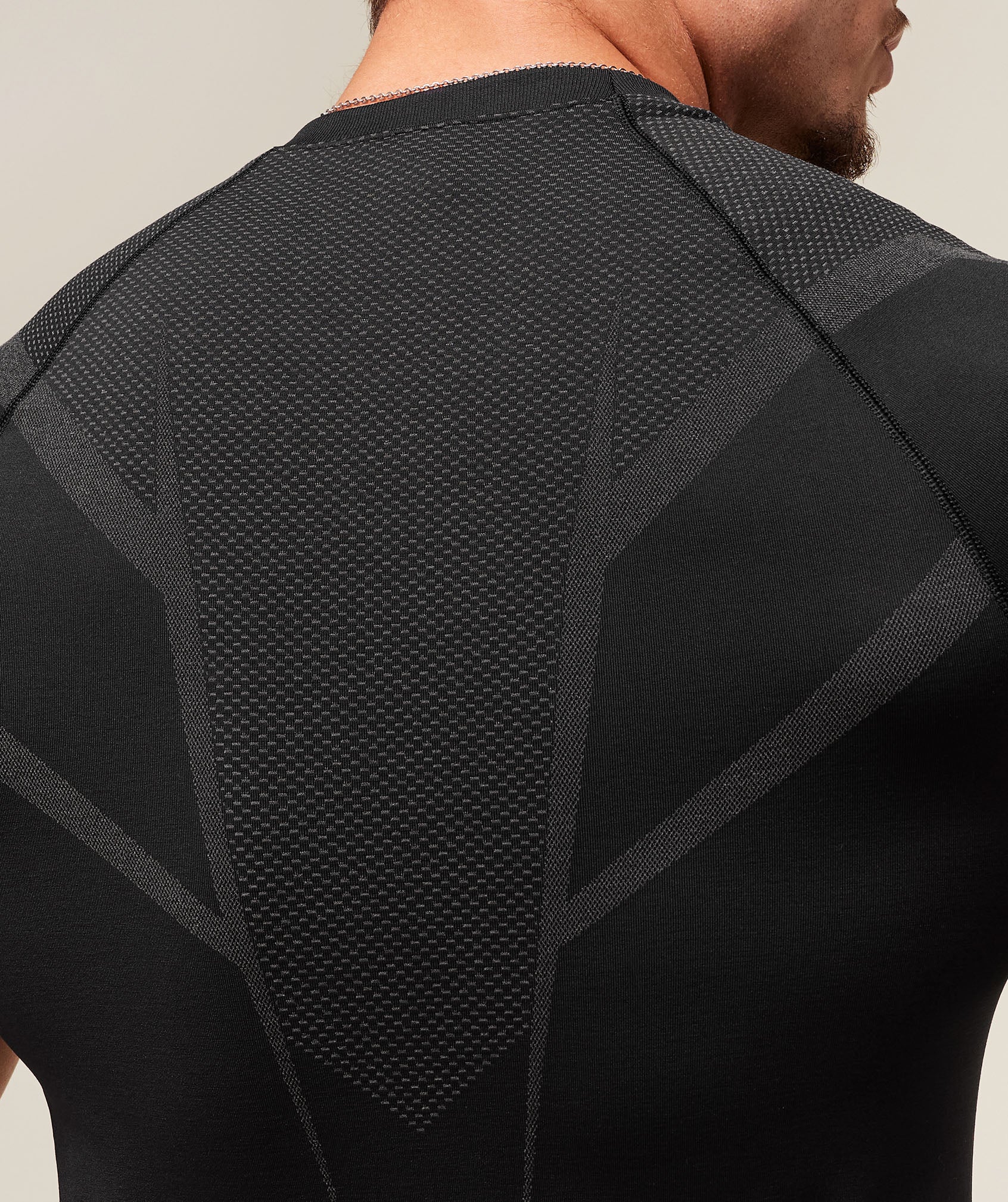 Onyx 5.0 Seamless T-Shirt Black/Onyx Grey
