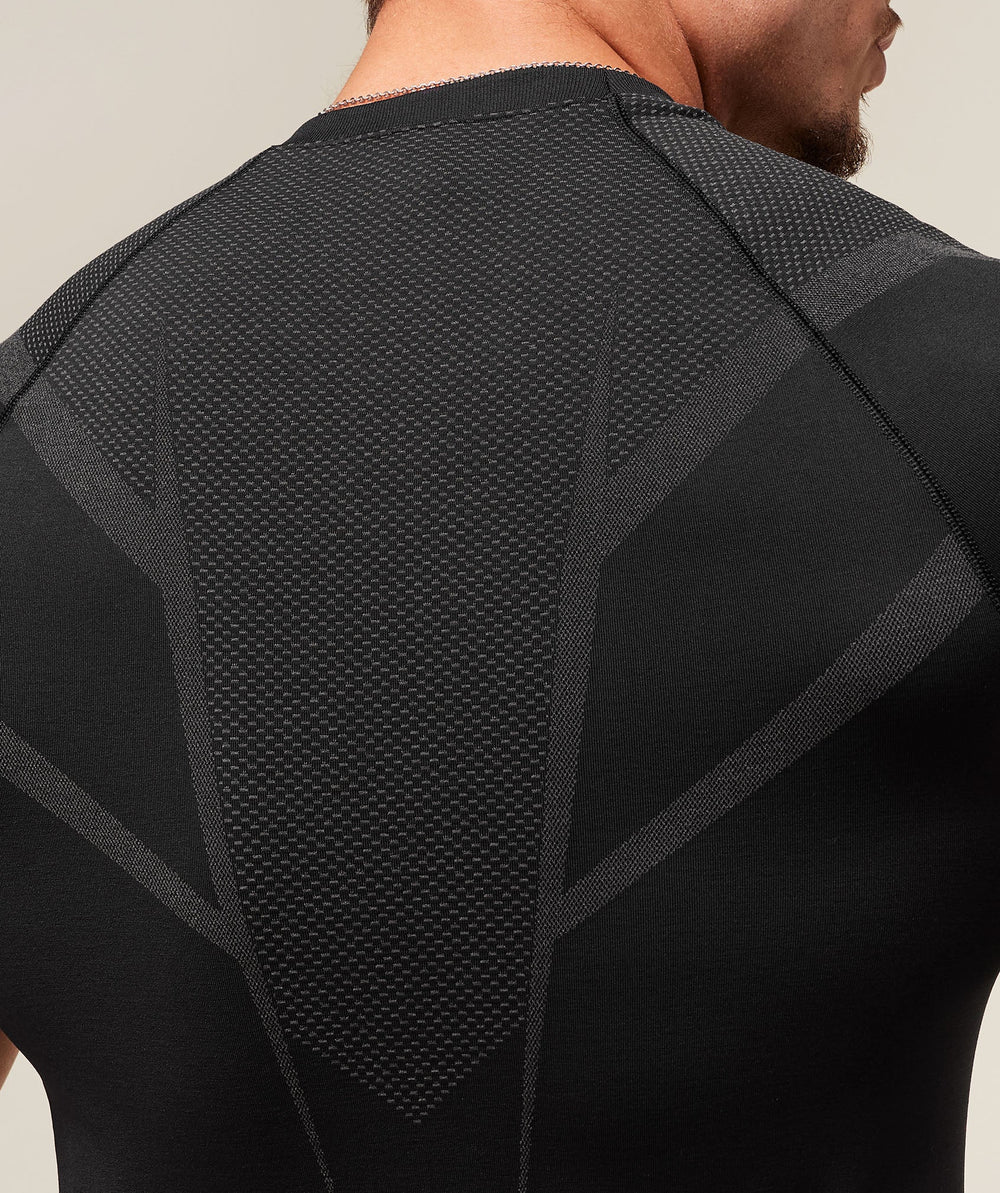 Onyx 5.0 Seamless T-Shirt Black/Onyx Grey