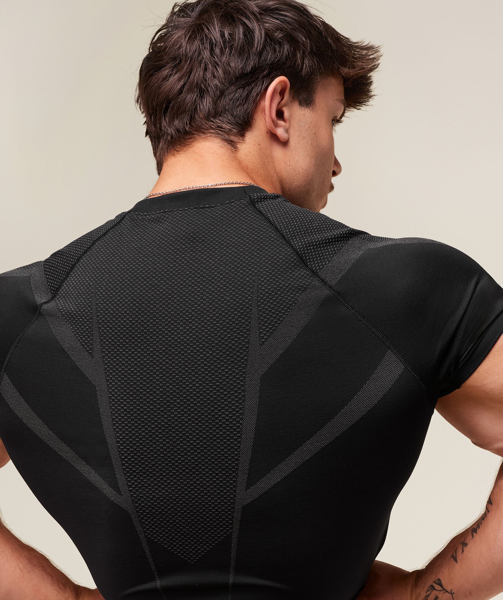 Onyx 5.0 Seamless T-Shirt Black/Onyx Grey