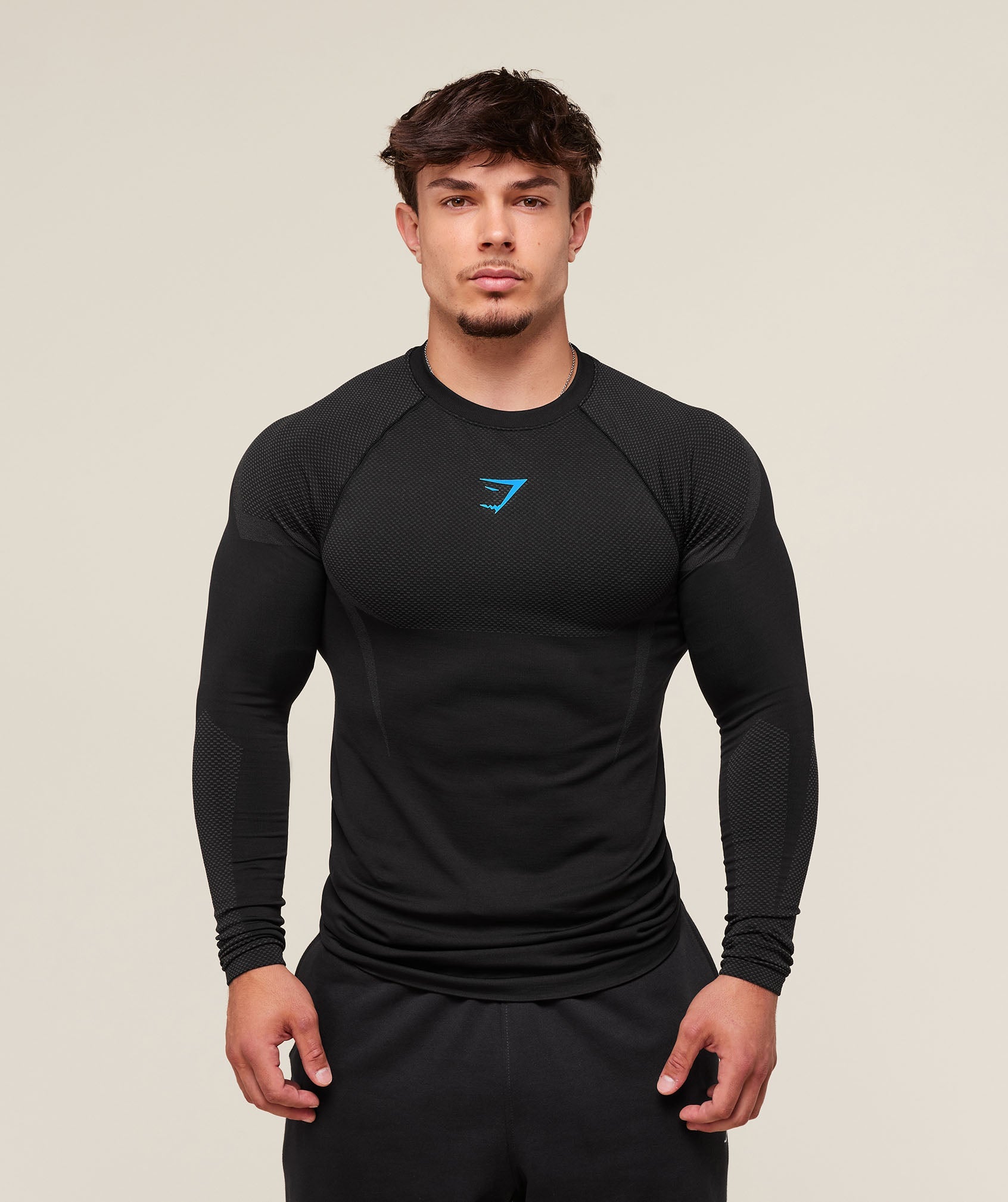 Onyx 5.0 Seamless Long Sleeve T-Shirt Black/Onyx Grey