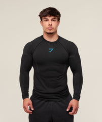 Onyx 5.0 Seamless Long Sleeve T-Shirt Black/Onyx Grey