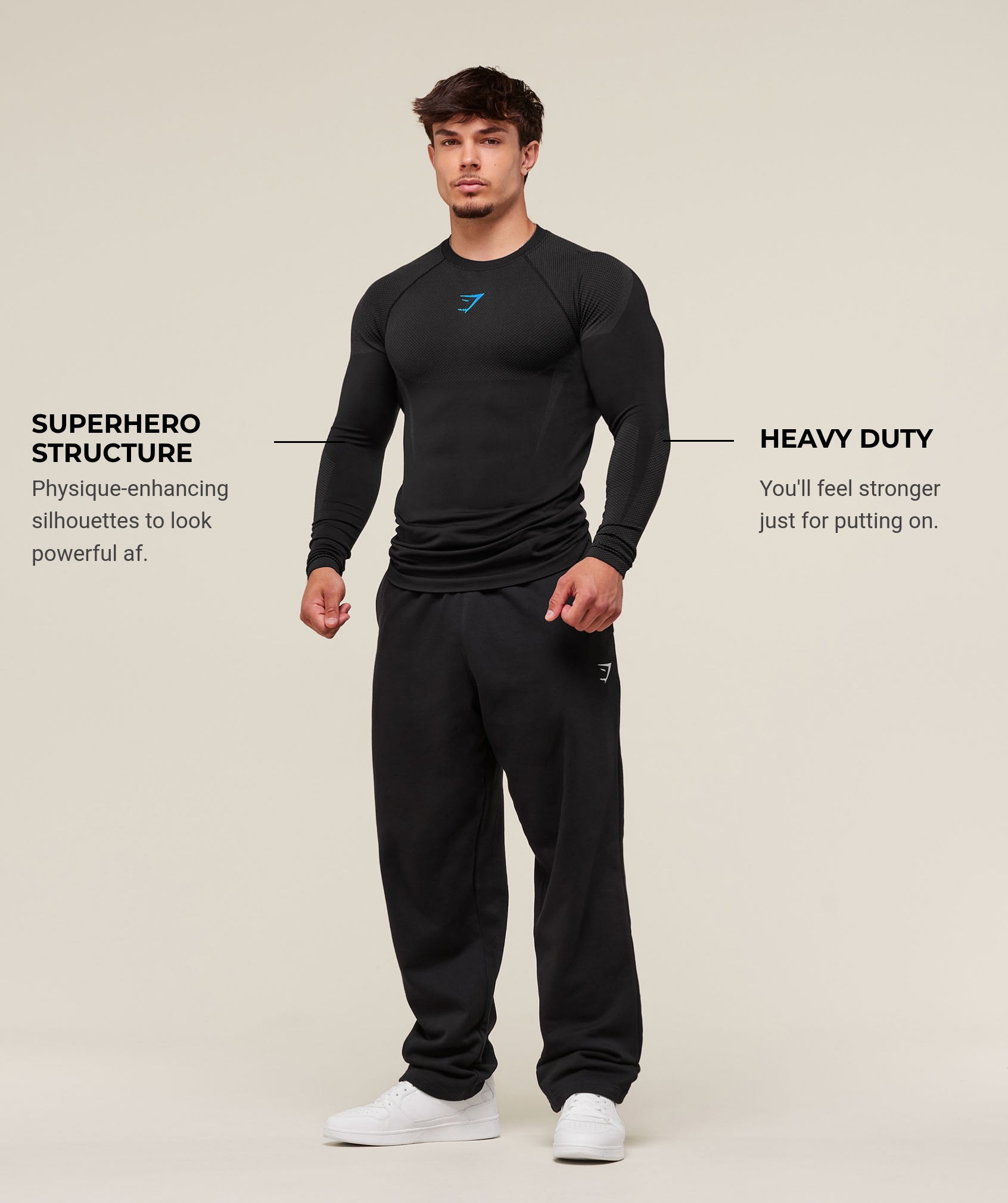 Onyx 5.0 Seamless Long Sleeve T-Shirt Black/Onyx Grey