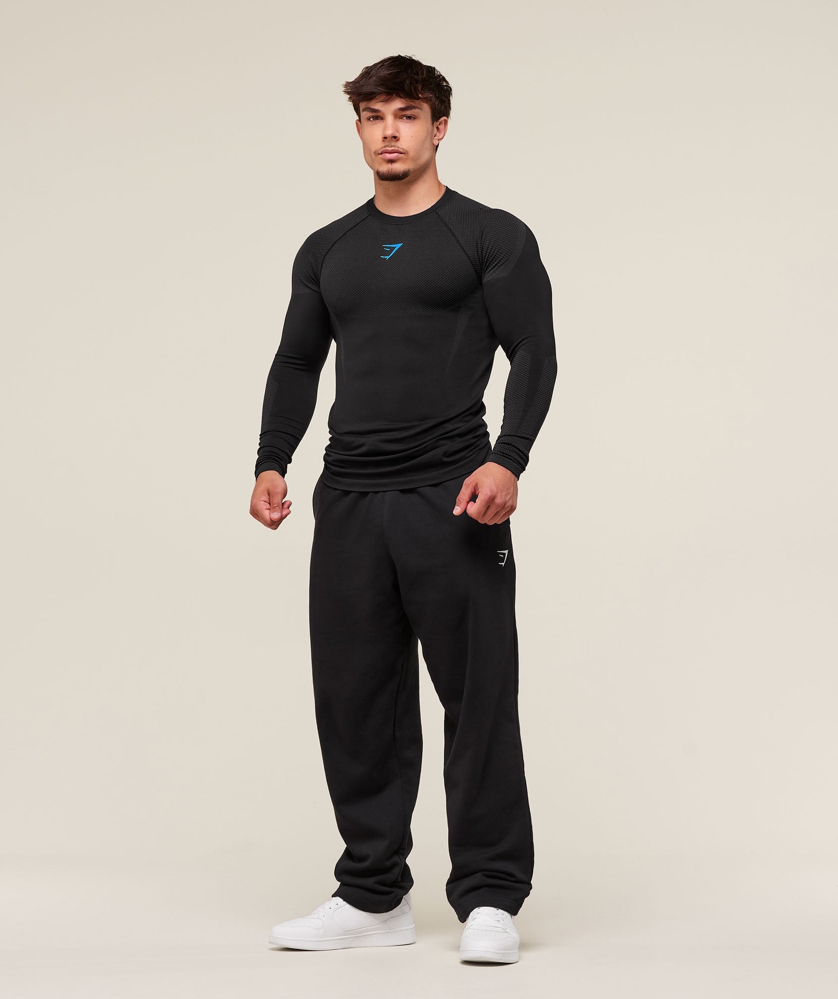 Onyx 5.0 Seamless Long Sleeve T-Shirt Black/Onyx Grey