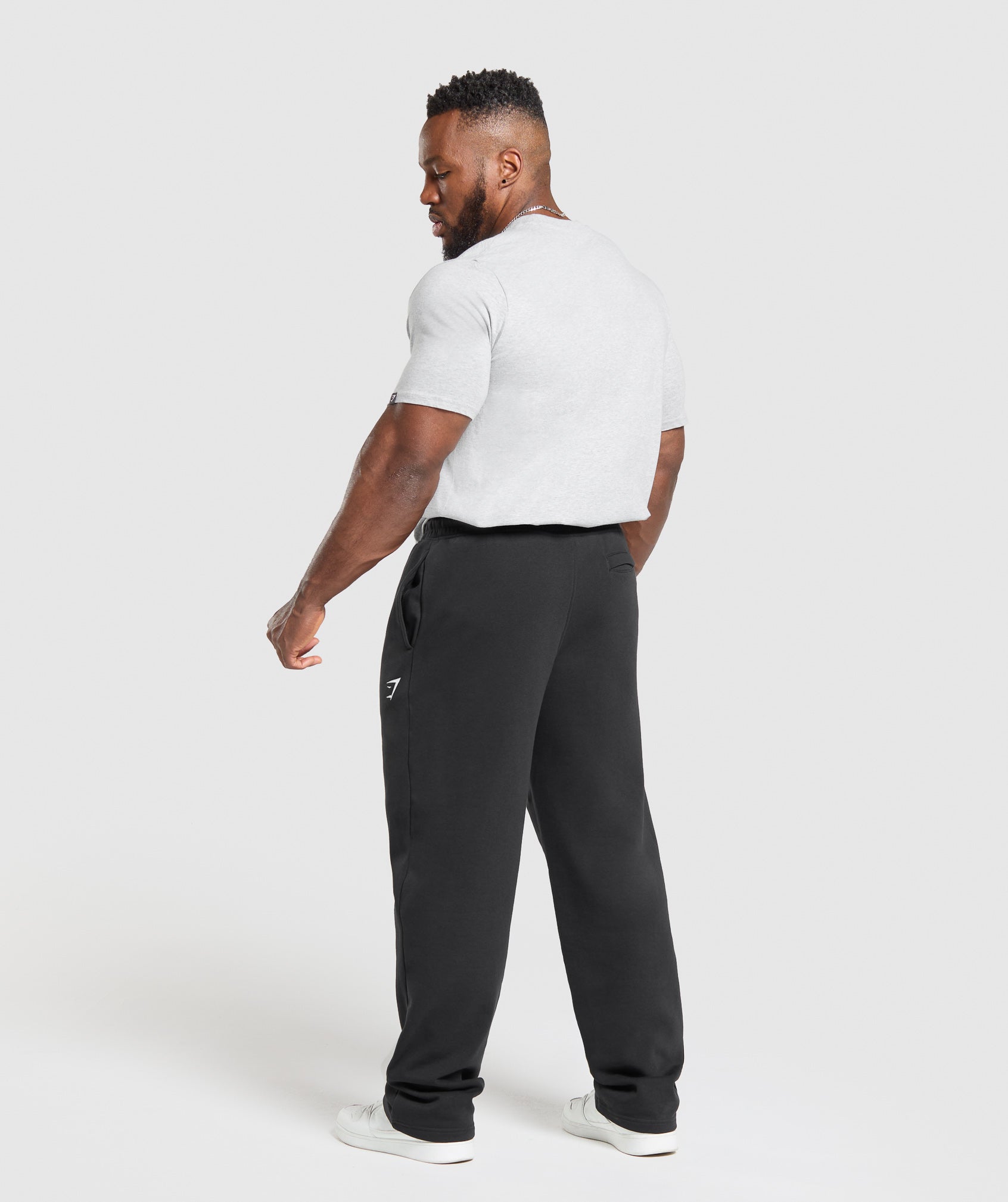 T-Shirt 2 Pack Black/Light Grey Marl
