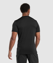 Arrival V-Neck T Shirt Black