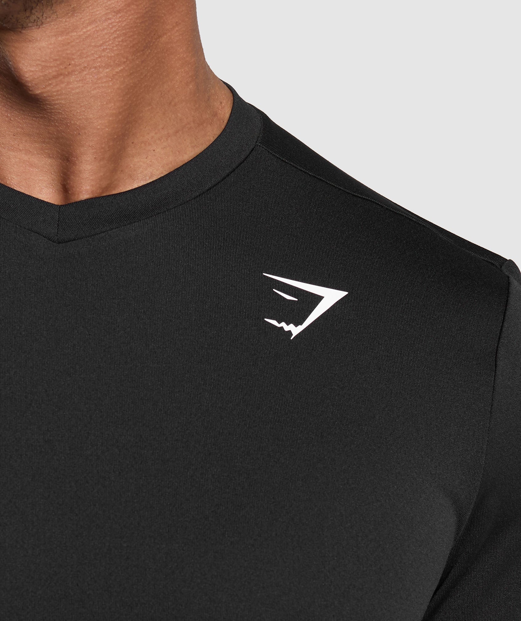 Arrival V-Neck T Shirt Black