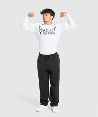 Graphic Baselayer Long Sleeve T-Shirt White
