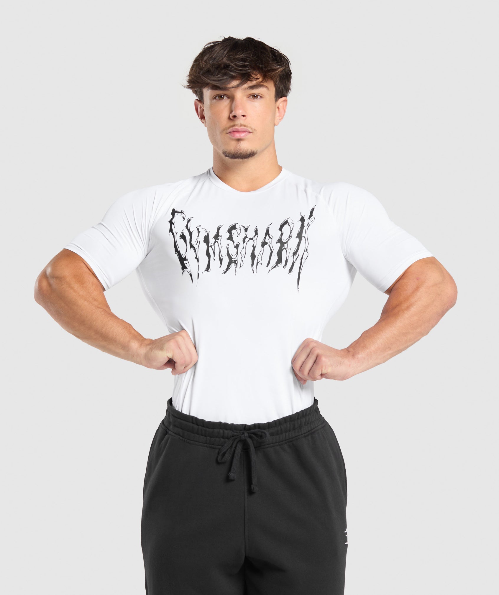Graphic Baselayer T-Shirt White